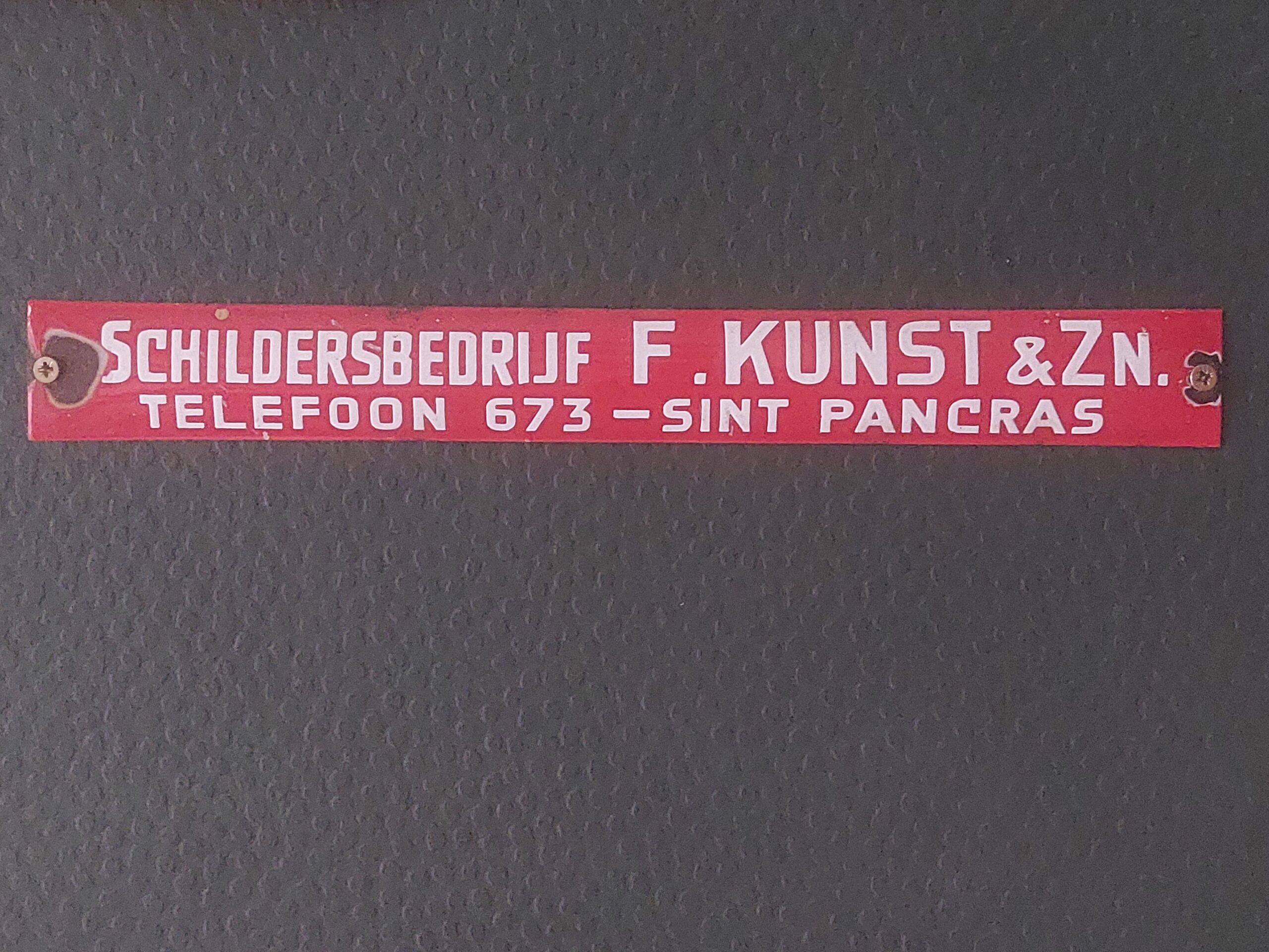 1924 Oprichter F.Kunst